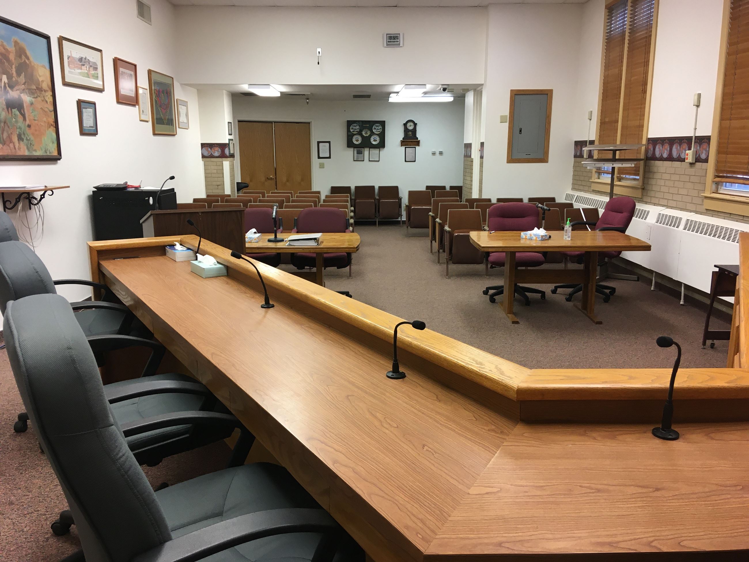 chambers from behind council