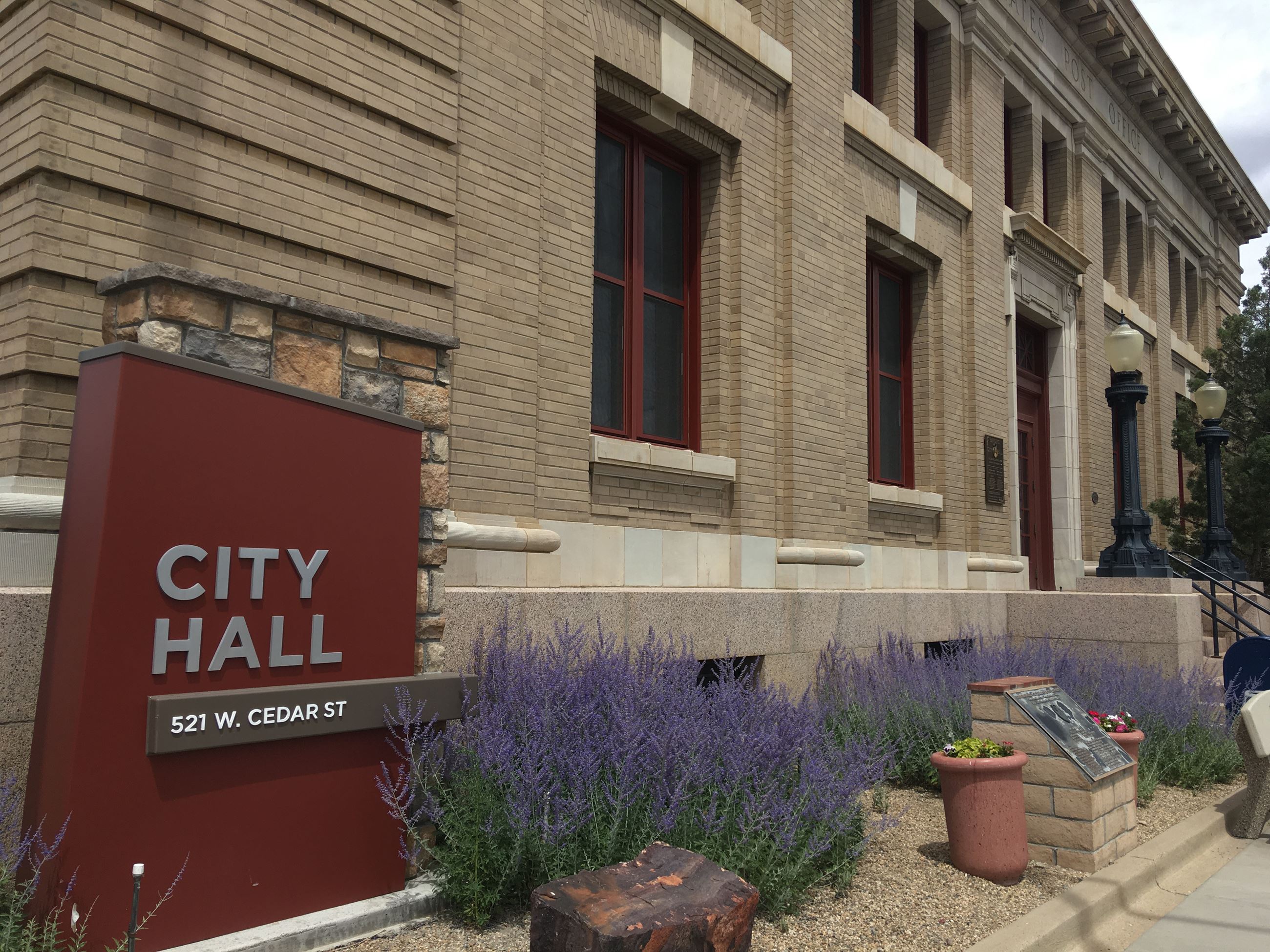 City Hall with Flowers