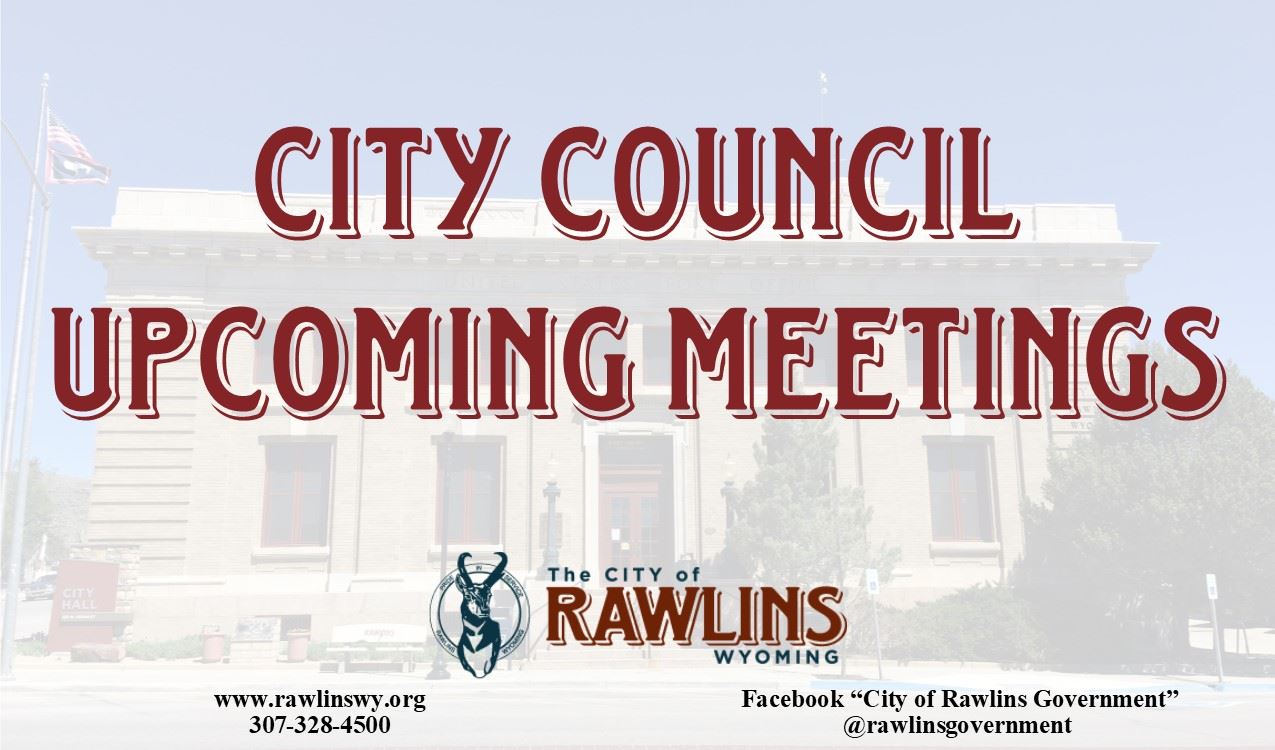 Council Upcoming Meetings Notice