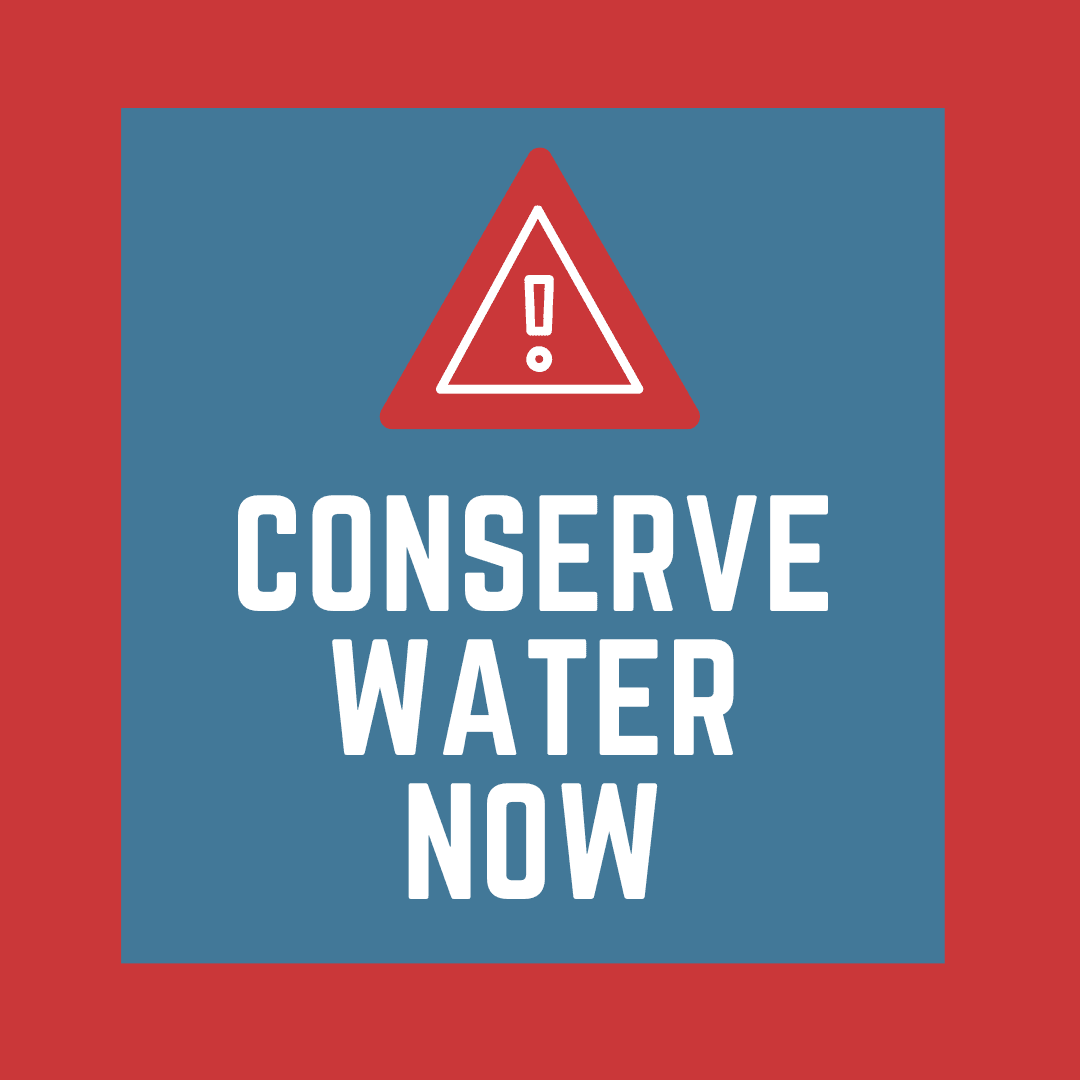 Conserve water now 