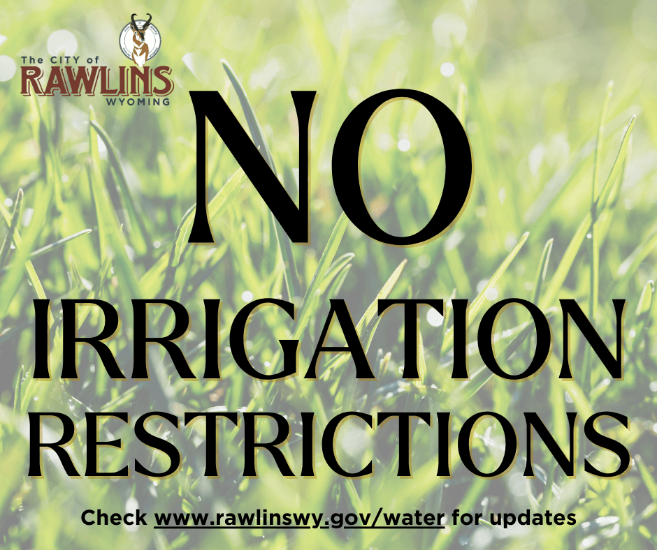 No Irrigation Restrictions