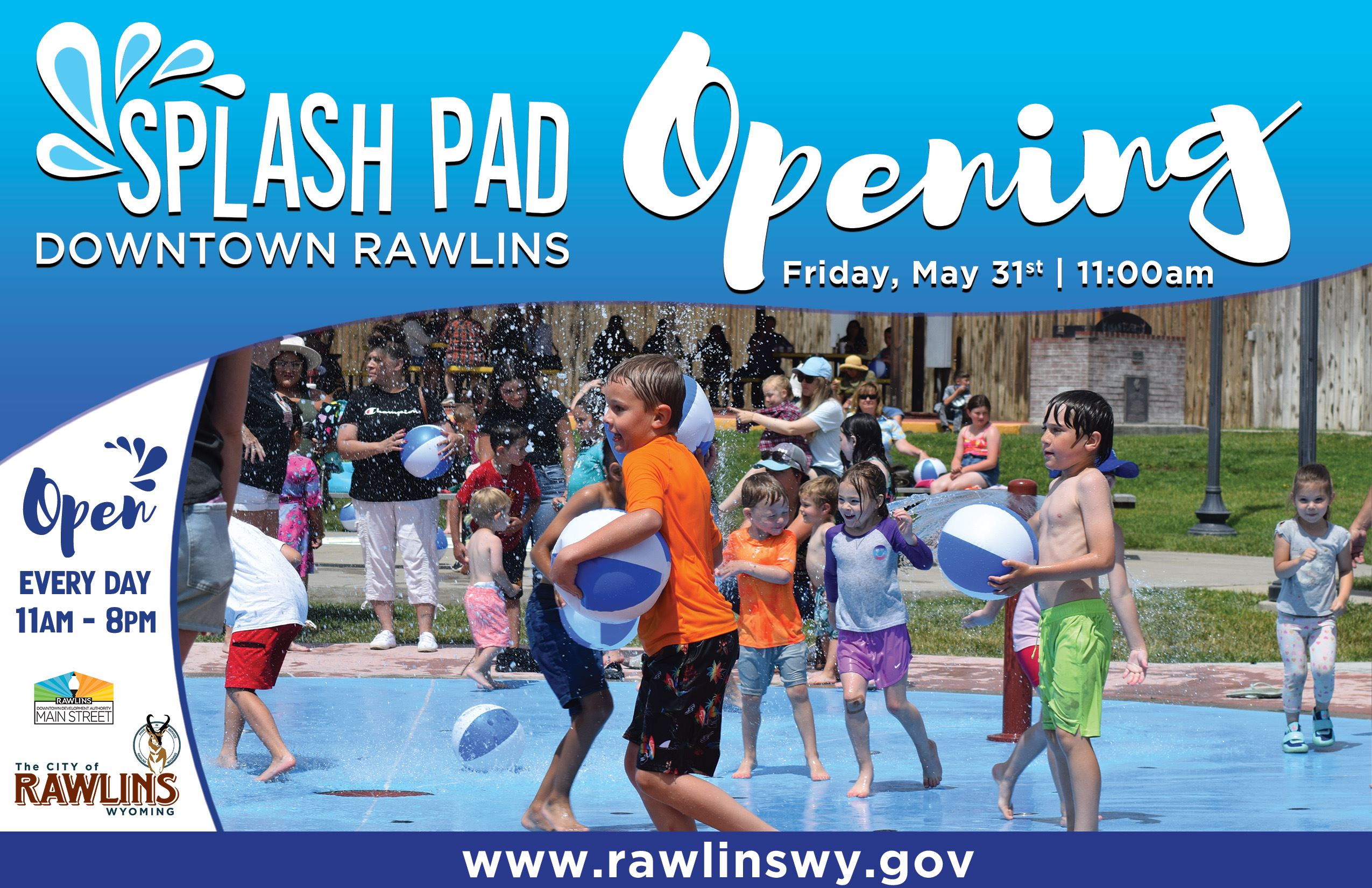 Water Bill Splash Pad Opening