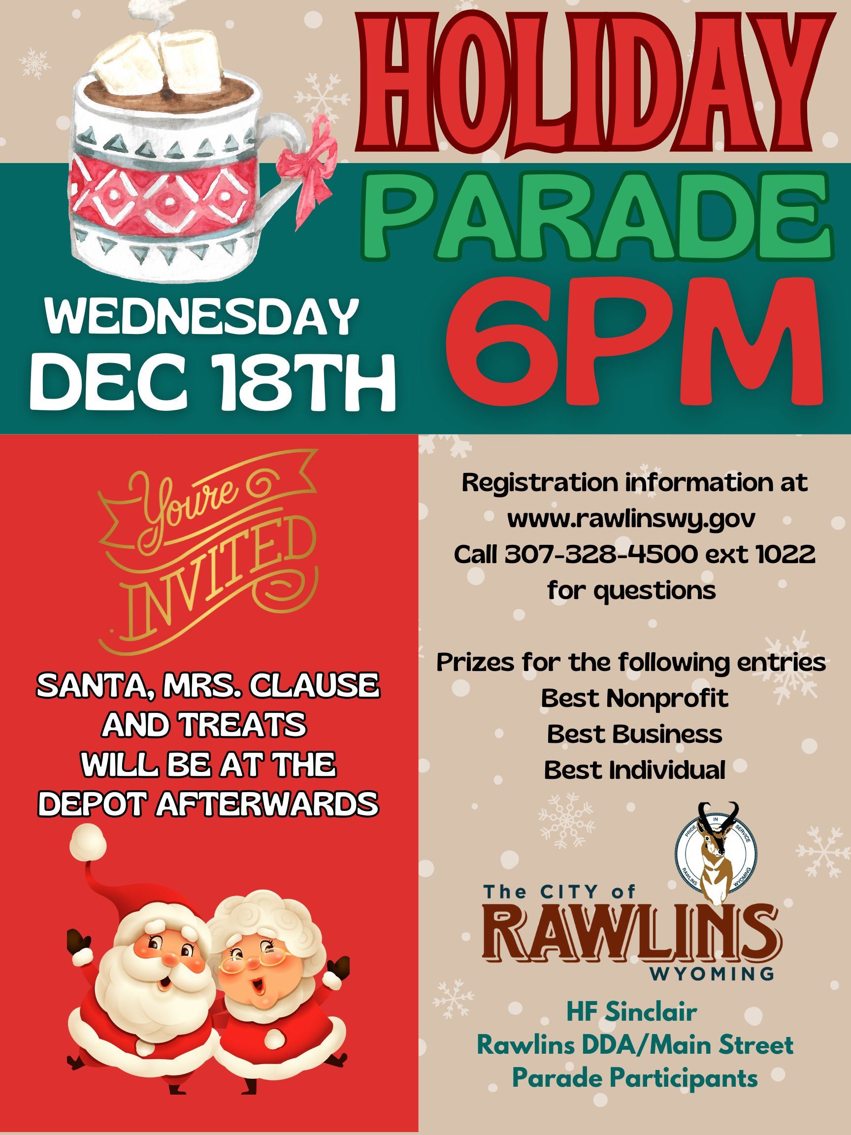 Holiday Parade Dec 18 2024