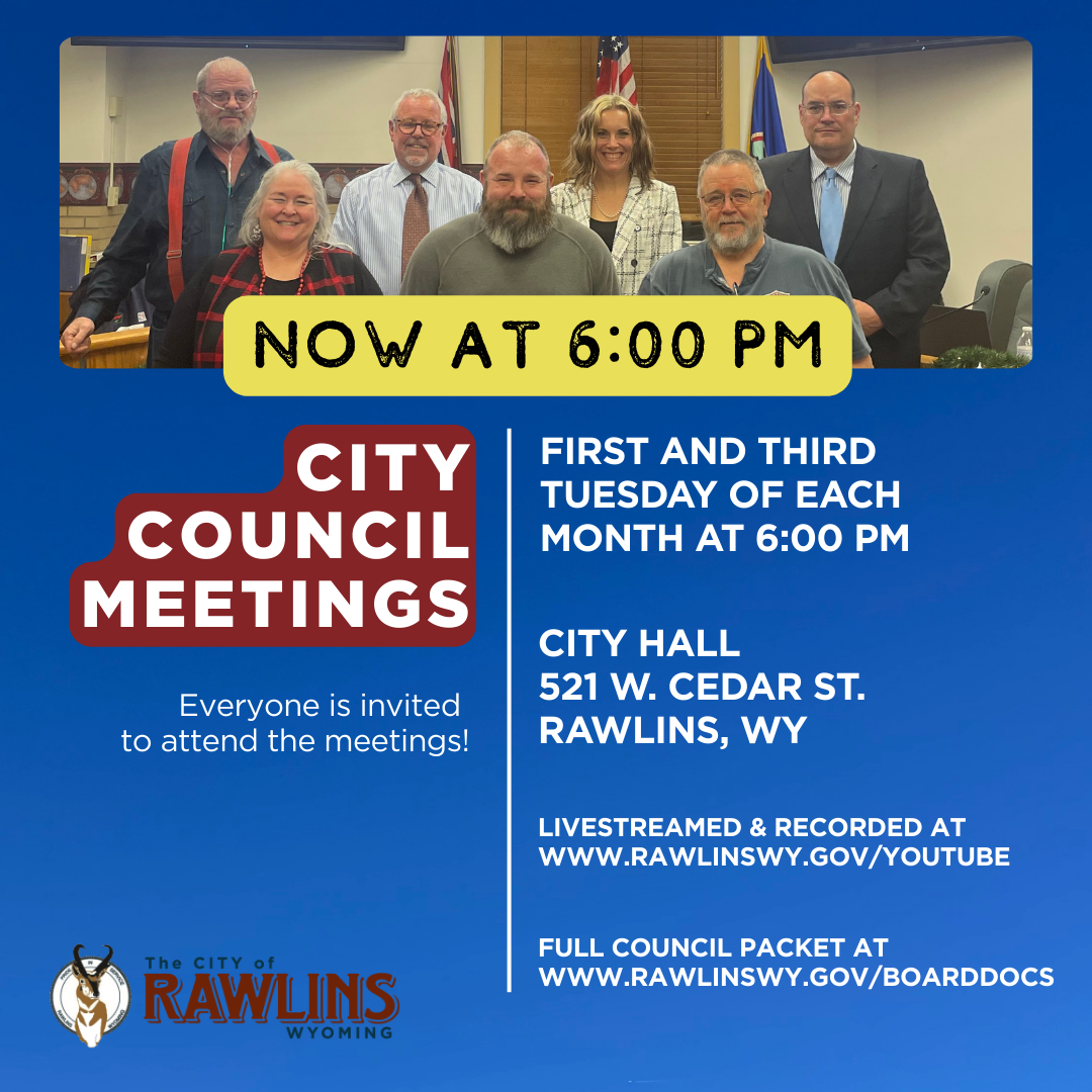 City Council Meeting 2025 Design - new time