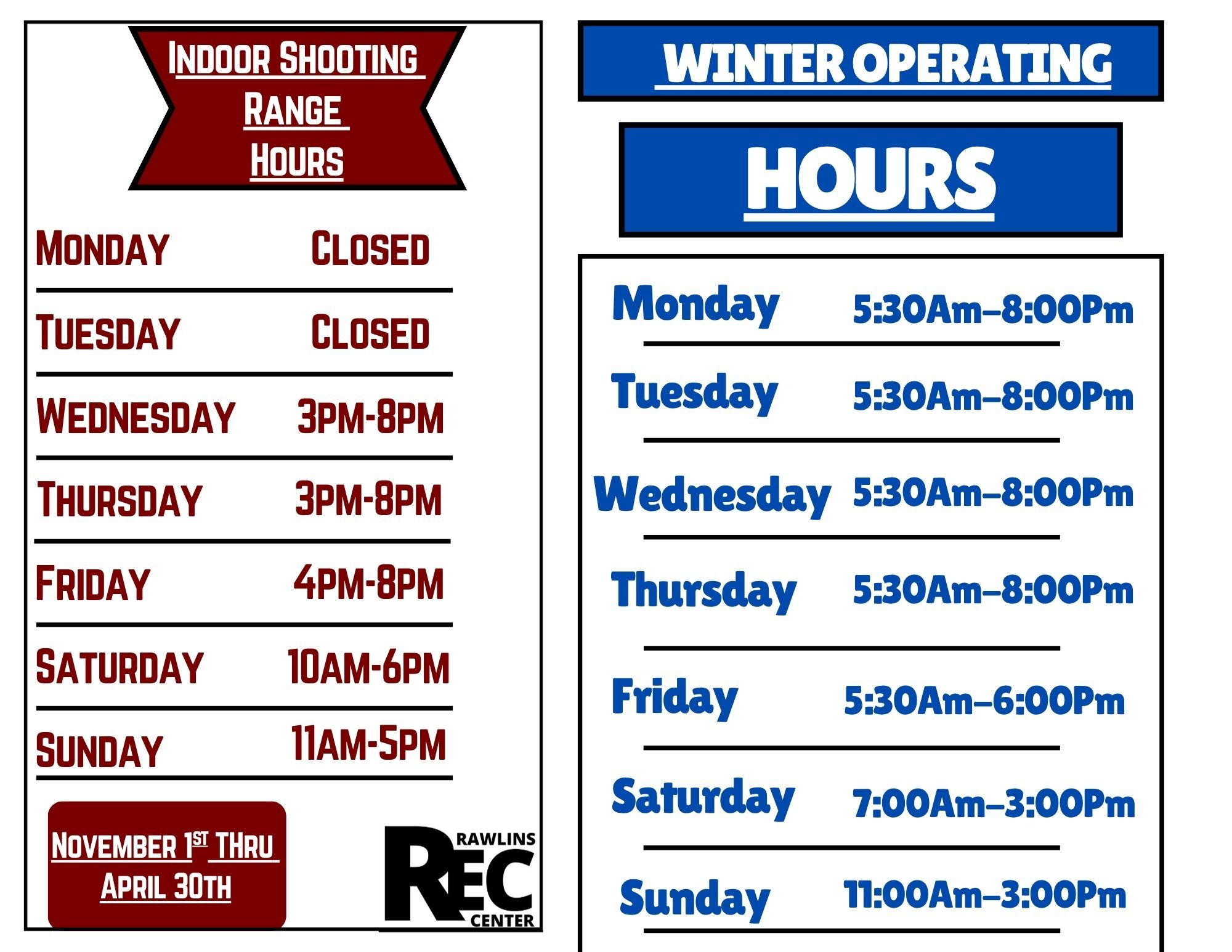 Operating Hours