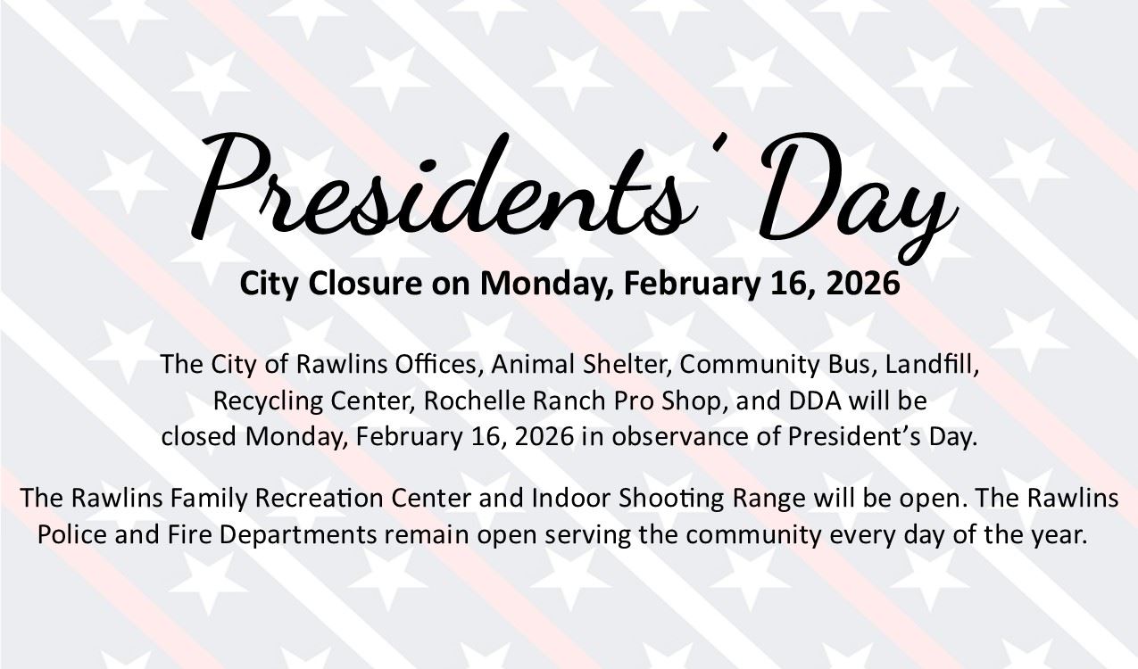 02 Presidents Day Closure - Current Year