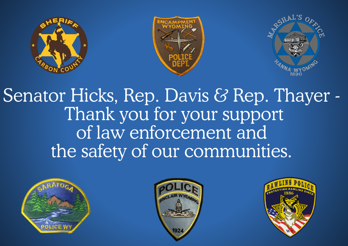 Thank for your support of Law Enforcement